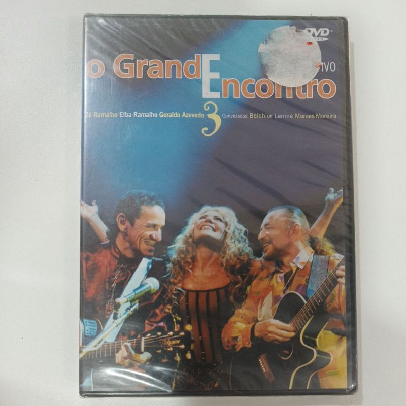 DVD O GRANDE ENCONTRO/ZÉ RAMALHO, ELBA RAMALHO, GERALDO AZEVEDO (AO VIVO)