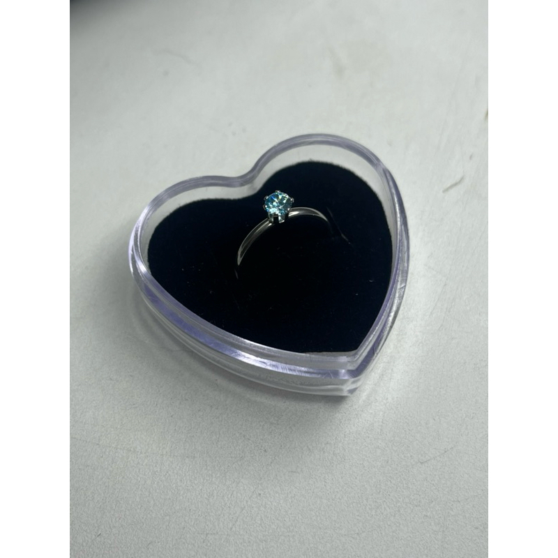 Modelo 2 Anel De Aço Inox PRATEADO Solitário Pedra Colorida Pedra Zircônia 4mm Formatura ou Debutante