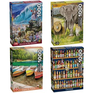 Quebra-Cabeça 1000 Peças Variação - Grow em Oferta na Shopee