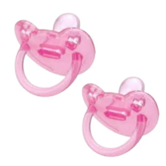 2 Chupetas Silicone Bico Ortodôntico TAMANHO PARA BEBÊS MAIORES de 6 meses