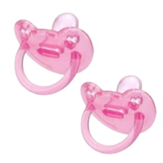 2 Chupetas Silicone Bico Ortodôntico Maiores de 6 meses em Oferta na Shopee