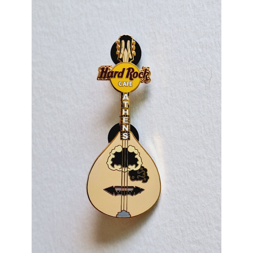 Pin / Broche - Hard Rock Cafe - Athens - Traditional Bouzouki Guitar