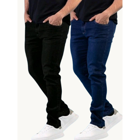 kit calças jeans masculina com elastano skinny direto da fabrica original NF