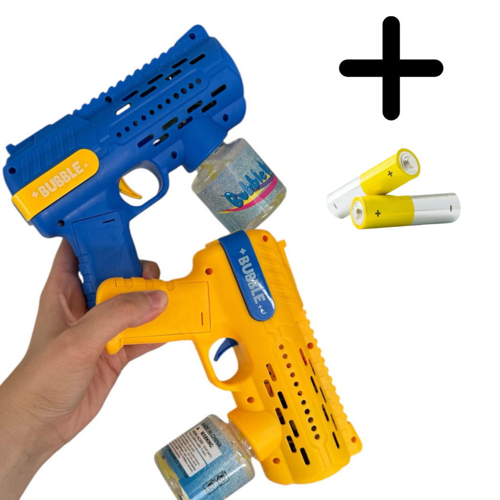 Lança Bolha Automatico Infantil Máquina Bolha Brinquedo De Sabão Colorido Azul Vermelho