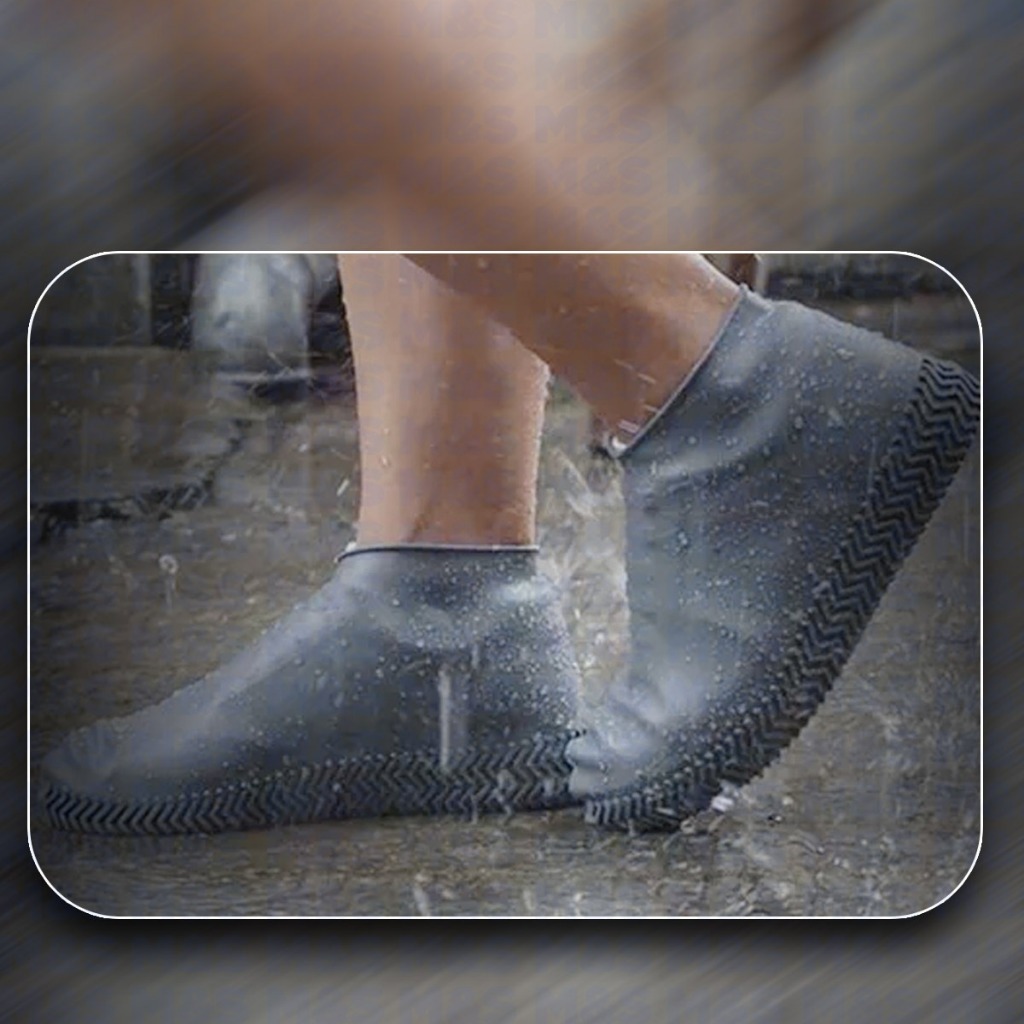 Bota Impermeável Resistente Para Tênis Moto Protetor Silicone Calçado