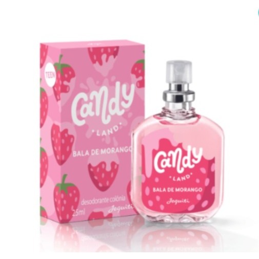Jequiti Candy Land Bala De Morango Colônia 25ml