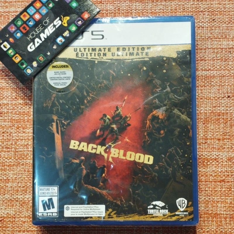 Back 4 Blood ps5 Ultimate edition midia física novo lacrado back for blood online (nic)
