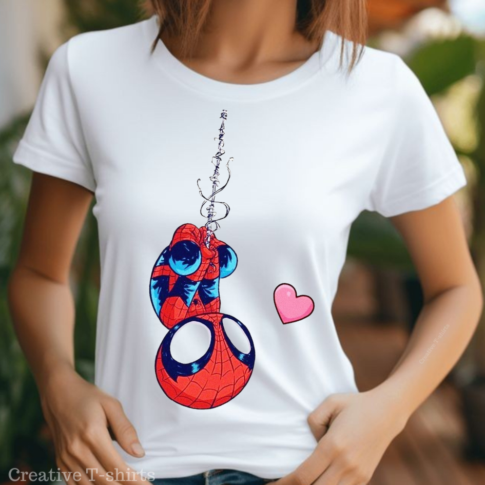 Camisa Estampada Homem Aranha: Blusa Femininas, Masculina e Camisetas Infantis. Estampas Exclusivas!