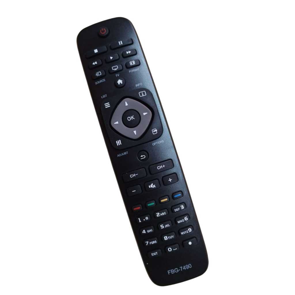 Controle Remoto Compativel Tv PHILIPS Led 39PFL3508G FBG-7490