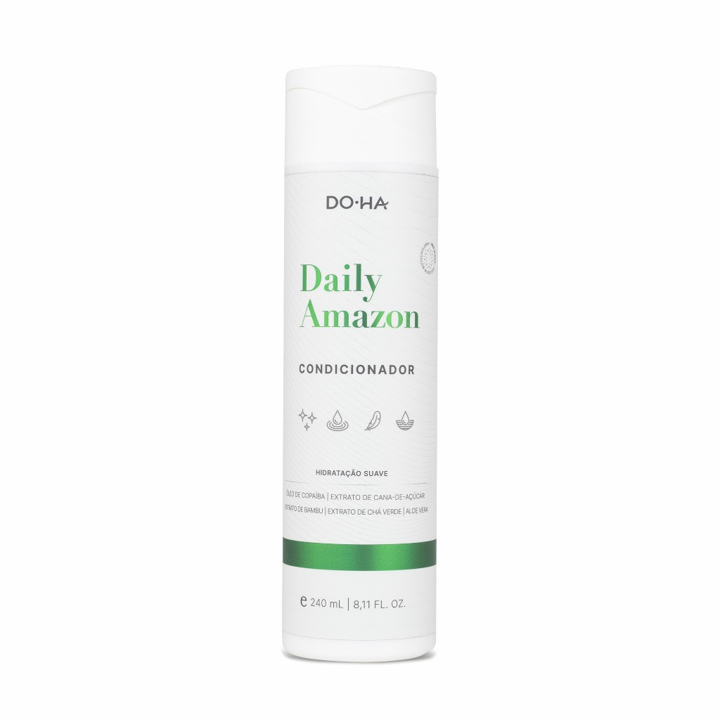 Doha Condicionador Daily Amazon 240ml HomeCare Doctor Hair Brilho Leveza Hidratação Restauração