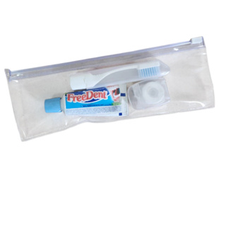 kit 10 Estojo Necessaire zip zap transparente em Oferta na Shopee