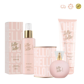 Hello Hello - Kit Deo Colônia 100ml + Body Splash + Loção Hidratante Ciclo em Oferta na Shopee