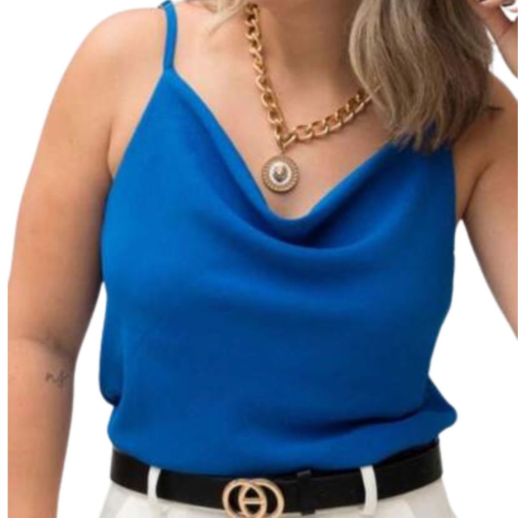 Blusa Feminina Social Gola Boba Elegante Soltinha Duna Moda Super em Oferta na Shopee