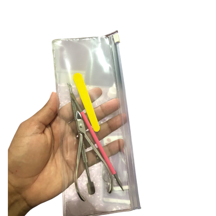 KIT 10 Estojo Multiuso Bolsinha PVC Necessaire 20 X 7 Cm em Oferta na Shopee