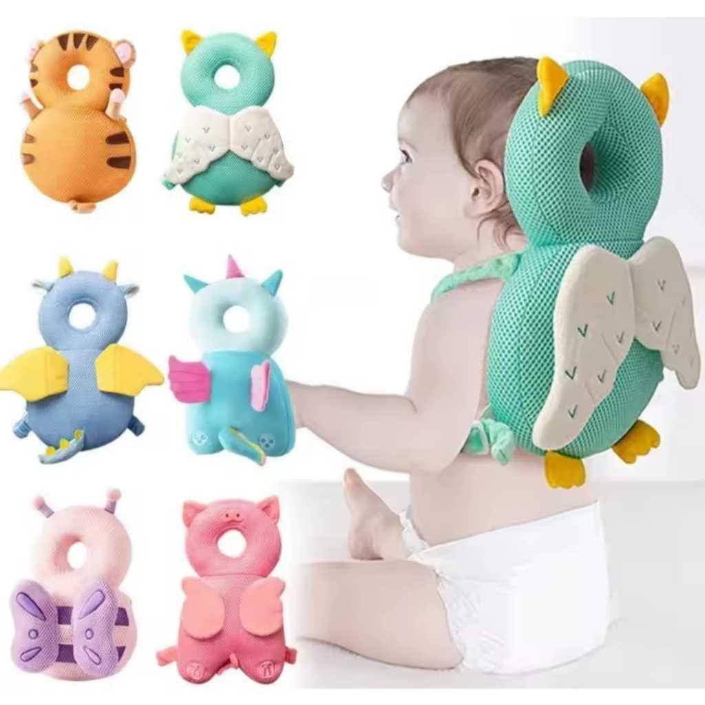 Protetor Cabeça Mochila Travesseiro  Almofada de Segurança Bebê Aprendendo a Andar - ENVIO IMEDIATO em Oferta na Shopee