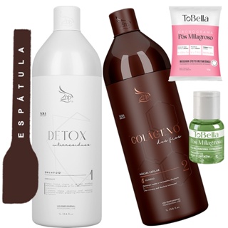 Zap Selagem Colageno dos Fios Alto poder de ação 1L - 500ml em Oferta na Shopee