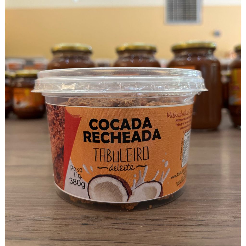COCADA RECHEADA ORIGINAL 380g  (POTE COM 7 UNIDADES)