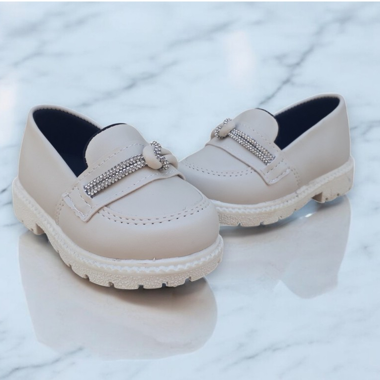 Sapatilha Infantil Mocassim Menina Oxford Nó Confortável em Oferta na Shopee