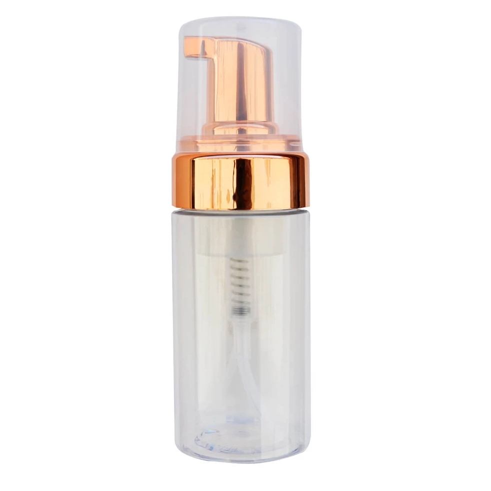 Frasco Pump Espumador Limpeza Extensão De Cílios 100ml Gold em Oferta na Shopee