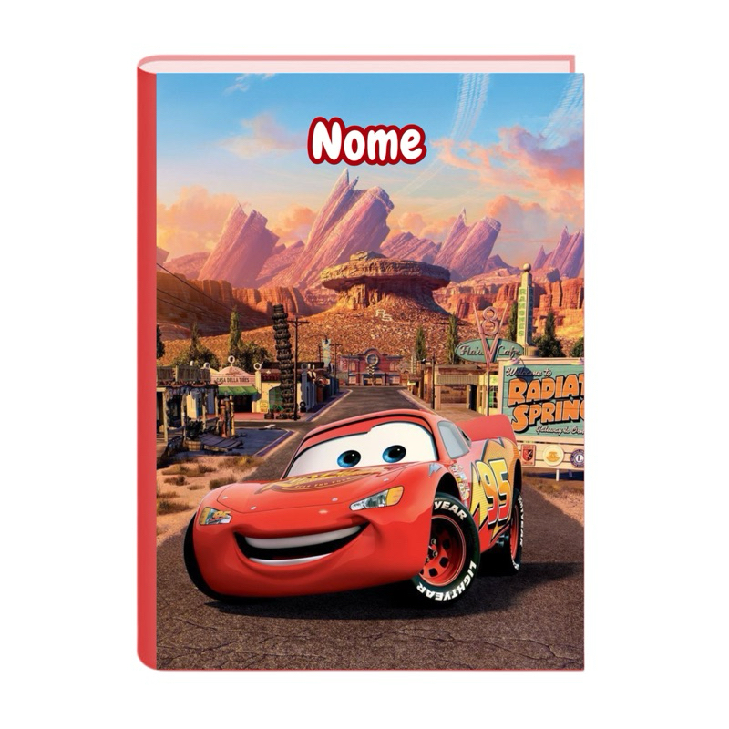 Caderno Brochura Personalizado Relâmpago McQueen em Oferta na Shopee
