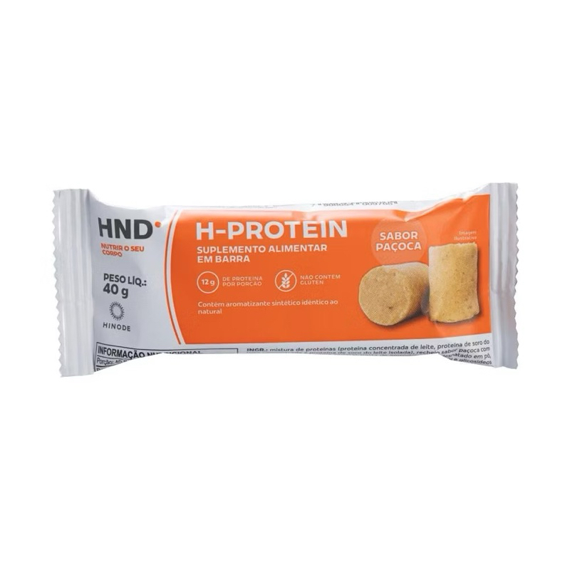 Barra de proteína H-Protein Sabor Paçoca 40g Hinode