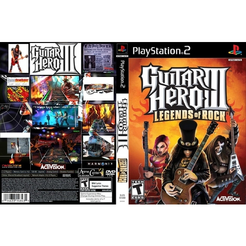 Jogo Guitar Hero III Legends Of Rock - Ps2