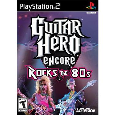 Jogo Guitar Hero Encore Rocks the 80s jogo playstation ps2