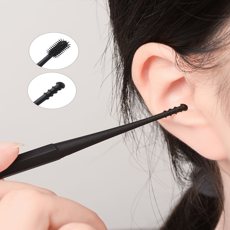 Limpador de ouvido/orelha com ponta de silicone