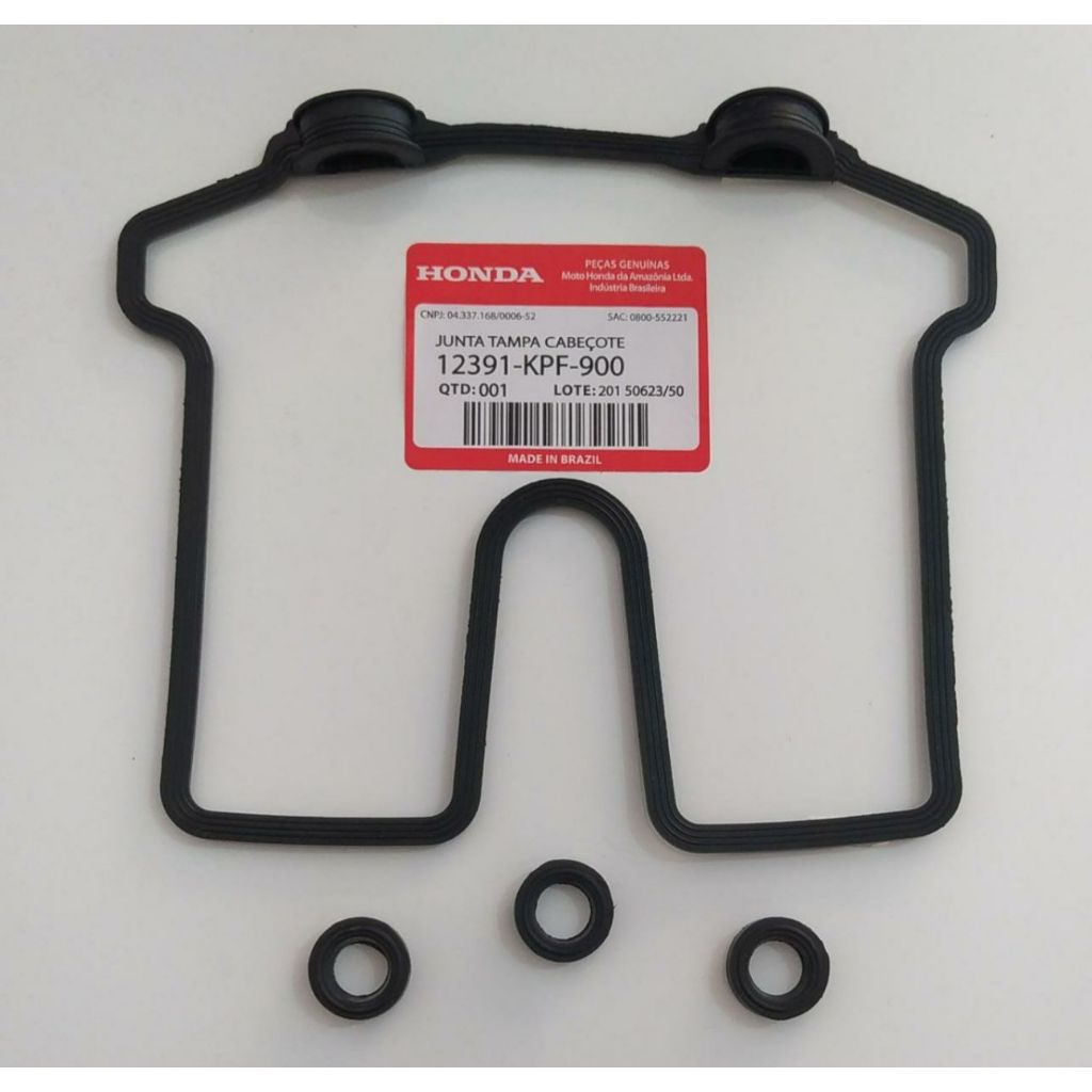 Junta Tampa Válvula Cbx 250 Twister 2001 a 2008 Guarnição Motor Alta Vedação