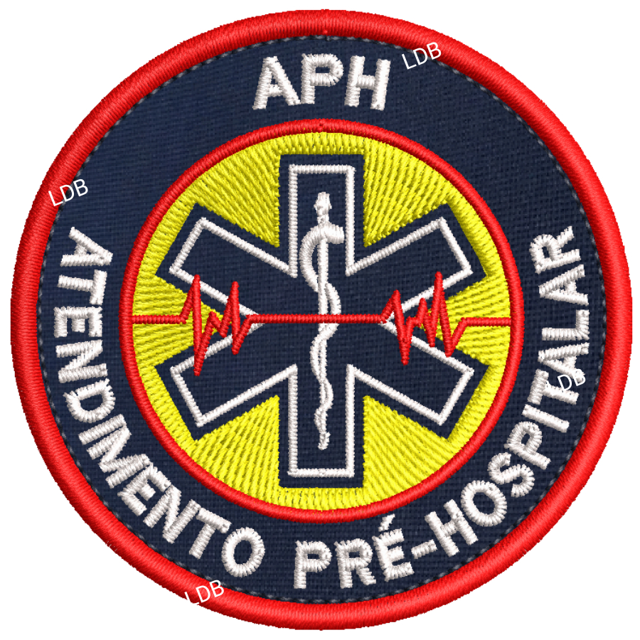 Patch Bordado APH Atendimento Pré-Hospitalar 7cm em Oferta na Shopee