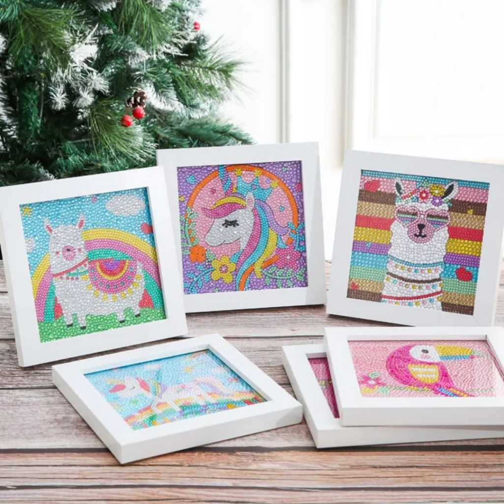 pintura de diamante no quadro [ diamond painting ]