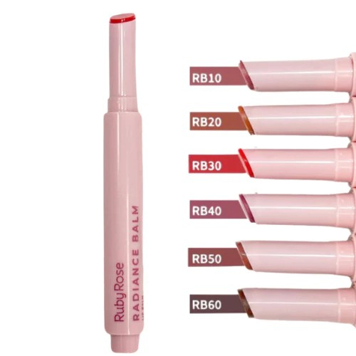 Lançamento Lip Balm Radiance Balm - Balm Caneta Linha Rosa Ruby Rose