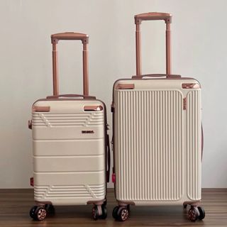 Mala De Viagem/Bordo 10KG,Nova Estilo Zíper Dupla Camada Anti-Roubo,Rodas Duplas 360Grau l...