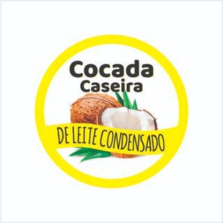Rótulos pra Embalagem de COCADA - Adesivo Glossy - 4x4cm - 100 und - REF 93