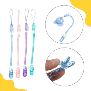 KIT 5 Prendedor de Chupeta Mola P/ Bebê Infantil - Azul ou Rosa em Oferta na Shopee