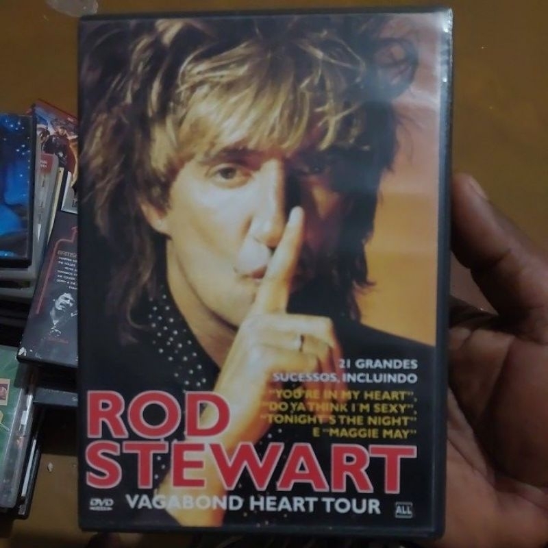Dvd Original Usado - Vagabond Heart Tour - Rod Stewart