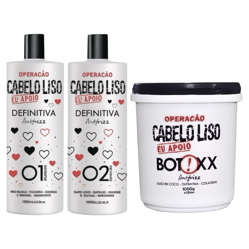 Escova Progressiva mais Botox  Cabelo Liso