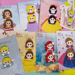 Parzinho De xuxinha elástico das Princesas