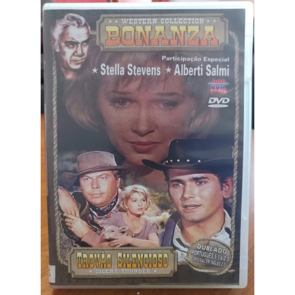 Dvd Bonanza Trovão Silencioso Alberti Salmi Dublado