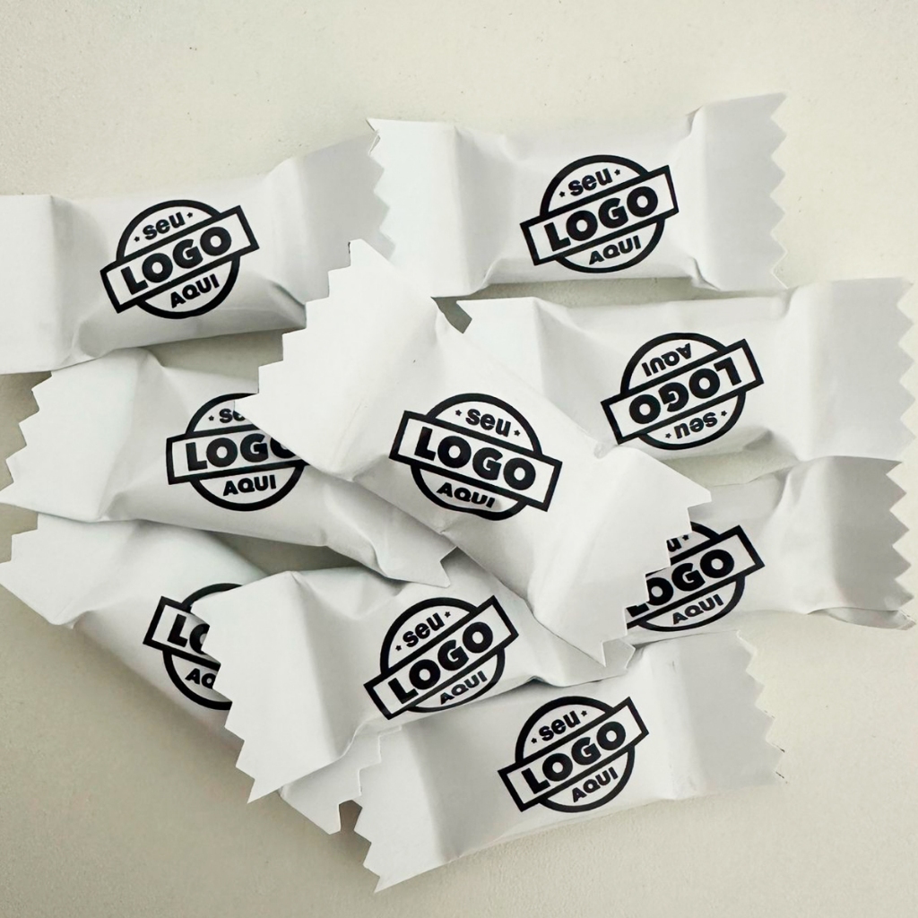 Balas Personalizadas / Brinde Cliente Mimos (50un ou 100un)