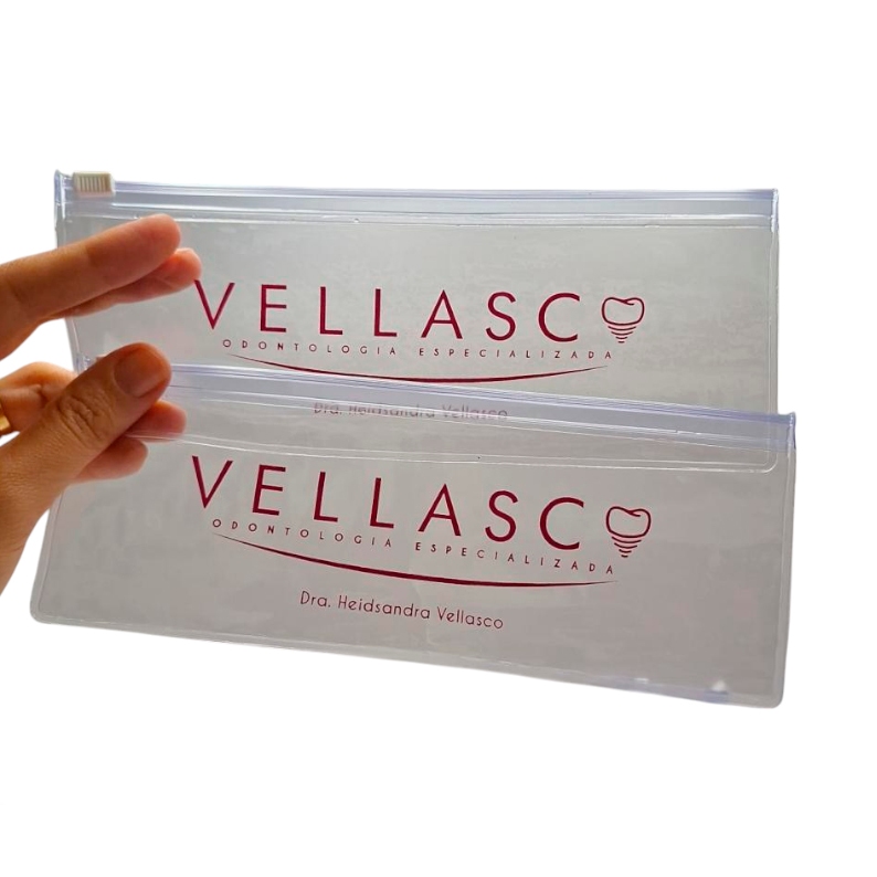 25 Estojo Zip-zap Para documentos Personalizada Brindes Pequena Nr17 em Oferta na Shopee