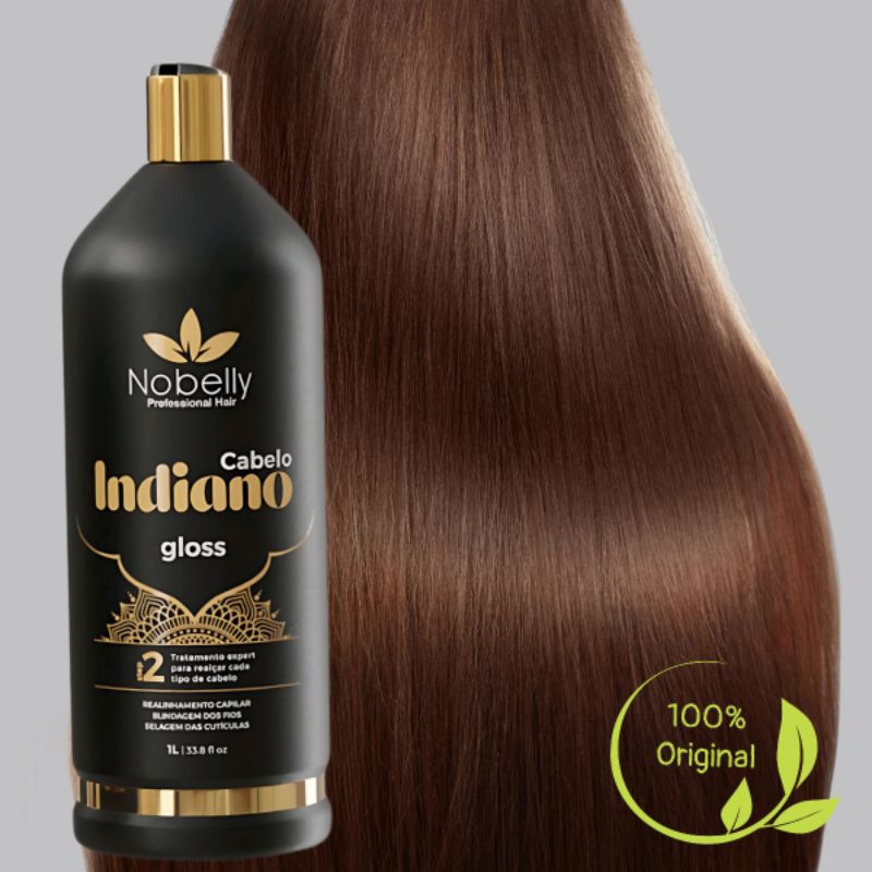 Progressiva Orgânica Sem Formol Indiana - 1L - Liso Extremo Passo Único