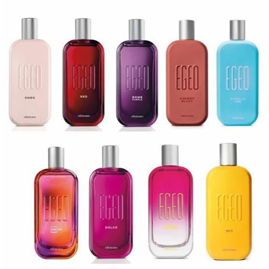 Perfume egeo feminino  : dolce, choc, hit, ejoy e outros do boticário