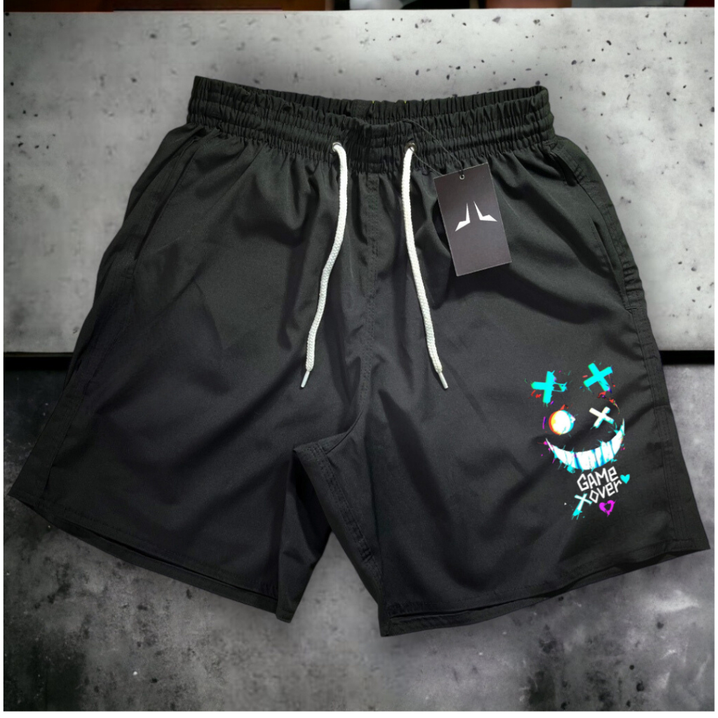 Bermuda Mauricinho GAME 01 - - Academia, Skate, Basquete, Corrida, musculação, caminhada