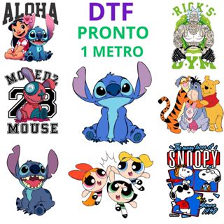 DTF Impressão Pronta Estampa Para Camisetas Desenhos e Personagens Variados Varios Tamanhos 1Metro em Oferta na Shopee