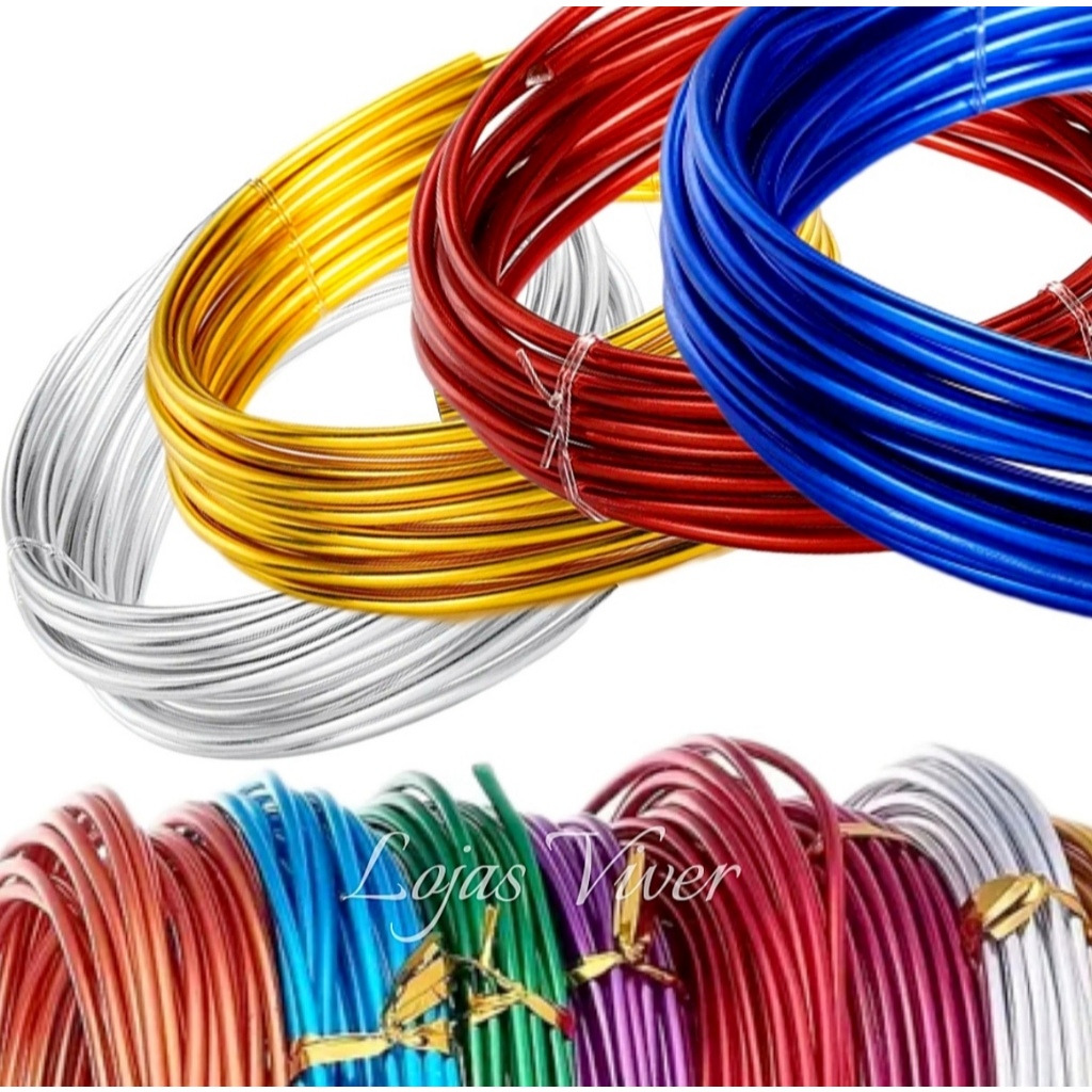 Arame 1.2mm Metálico Artesanato 5M