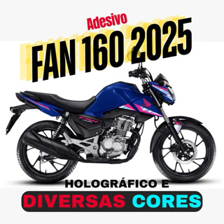 ADESIVO FAN 2025 HOLOGRÁFICO E DIVERSAS CORES em Oferta na Shopee