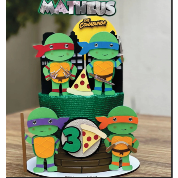 O que é Topo de Bolo Tartaruga Ninja? Guia e Onde Comprar | BuscaProdutos