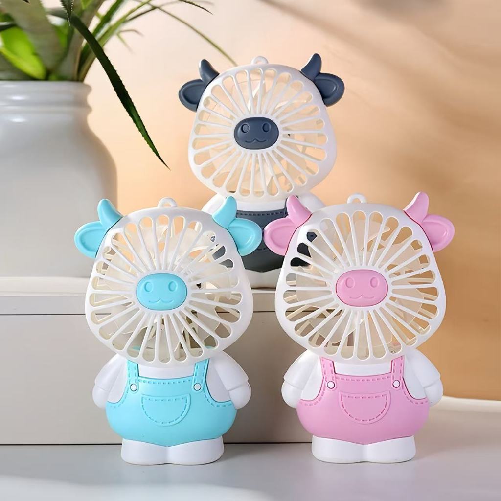 Mini Ventilador Portátil Recarregável De Mesa De MAO e luzes De Led Velocidade Ajustavél