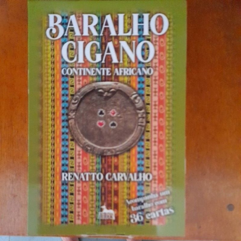 Baralho ♦ Cigano Continente Africano com 36 Cartas